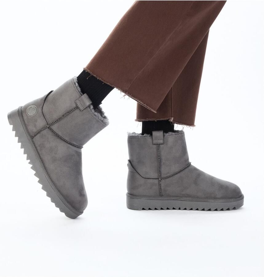 Rieker Winterlaarzen Plateauboots winterenkellaars met aantreklussen en warme voering - Foto 3