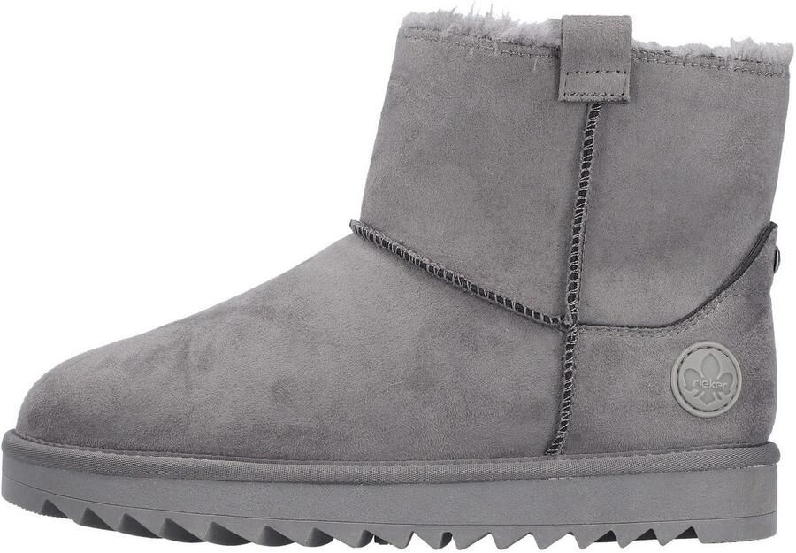 Rieker Winterlaarzen Plateauboots winterenkellaars met aantreklussen en warme voering - Foto 6