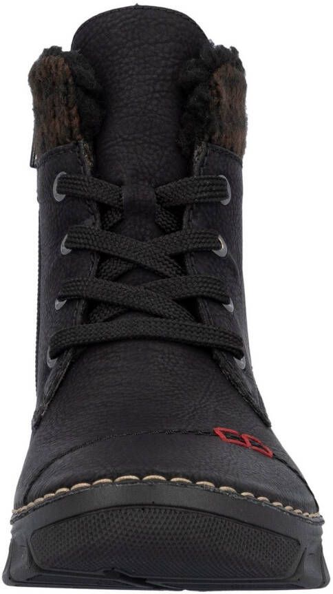Rieker Winterlaarzen Veterboots enkellaarsjes casual boots met zachte schachtrand - Foto 4