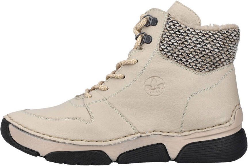 Rieker Winterlaarzen veterschoenen enkellaars met praktische binnenrits - Foto 9