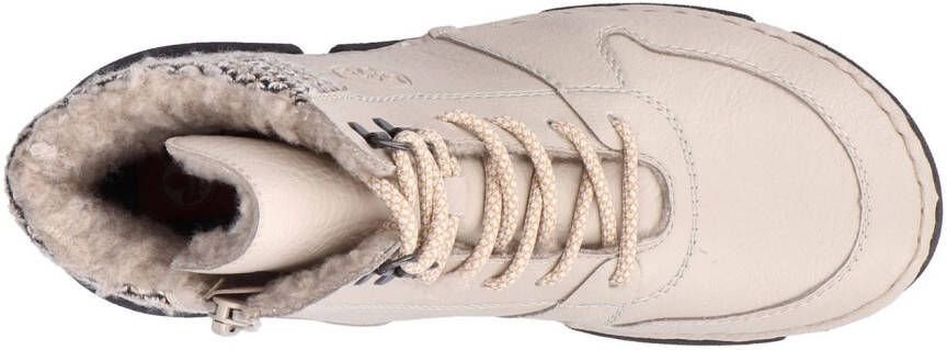Rieker Winterlaarzen veterschoenen enkellaars met praktische binnenrits - Foto 12