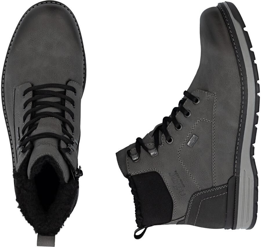 Rieker Winterlaarzen Winter enkellaars veterlaarzen met waterafstotend TEX-membraan