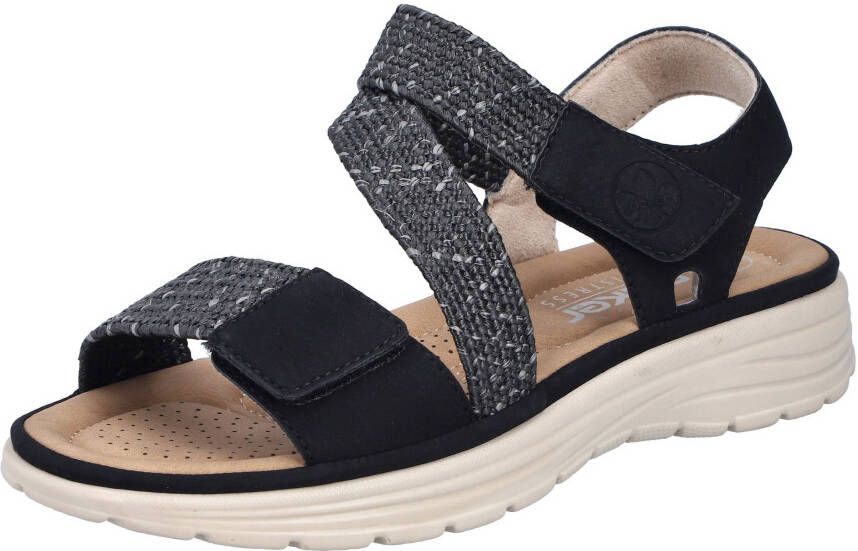 Rieker Sandalen zomer schoen outdoorsandaal met verstelbare klittenbanden