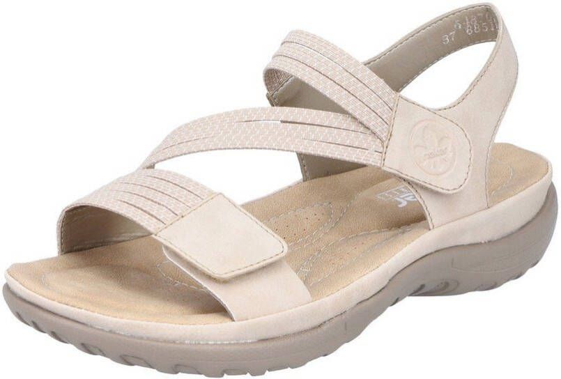 Rieker Sandals 64870-62 Vrouwen Beige Sandalen - Foto 2