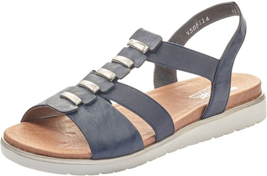 Rieker Sandalen zomerschoen sandaal blokhak met stretchbandjes - Foto 1