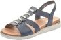 Rieker Sandalen zomerschoen sandaal blokhak met stretchbandjes - Thumbnail 1