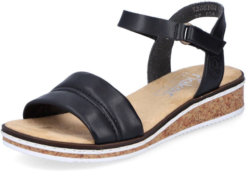 Rieker Sandalen met kleine klittenbandsluiting aan de riempjes - Foto 2