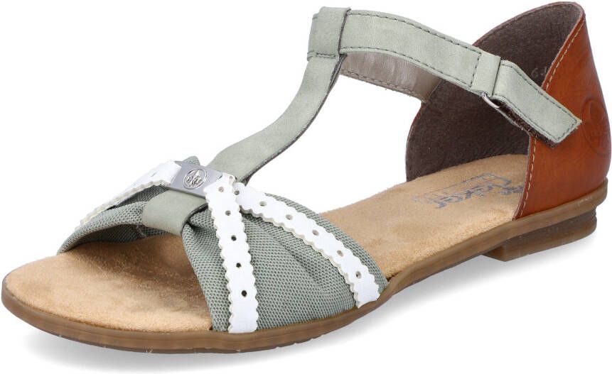 Dames Sandalen Groen Combi Comfortabele Slip-On Schoenen - Foto 2