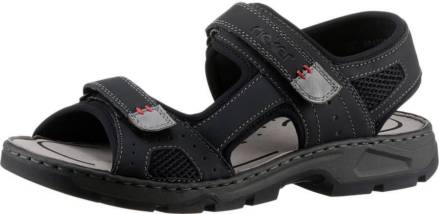 Rieker Sandalen summer shoe velcro shoe outdoor shoe in trekking look