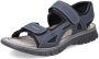 Rieker Zwarte synthetische sliders met comfortabel voetbed en klittenbandsluiting Black Heren - Thumbnail 5
