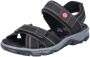 Rieker Sandalen zomerschoen outdoorschoen sleehak in trekkinglook - Thumbnail 3