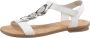 Rieker Sandalen zomerschoen sandaal blokhak met decoratieve applicatie - Thumbnail 1