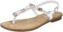Rieker Sandalen zomerschoen sandaal blokhak met decoratieve elementen versierd - Thumbnail 2