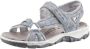 Rieker dames trekking sandalen hemelsblauw Sandalen 68879-12 hemelsblauw - Thumbnail 3