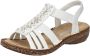 Rieker Sandalen zomerschoen sandaal sleehak met elastiek - Thumbnail 3