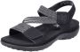 Rieker Sandalen zomerschoen sandaal sleehak met elastieken - Thumbnail 3
