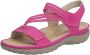 Rieker Sandalen zomerschoen sandaal sleehak met elastieken - Thumbnail 3