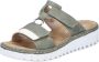 Rieker V1396 52 offwhite shil Groen - Thumbnail 2