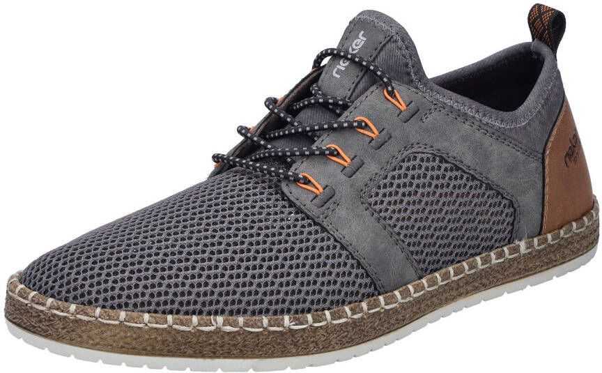 Rieker Slip-on sneakers instapschoen slippers vrijetijdsschoen elastische instap elastiek