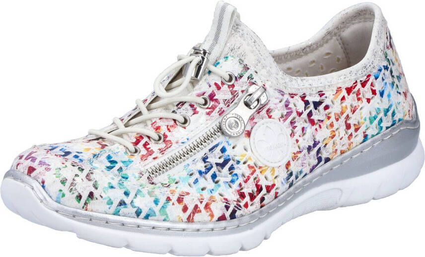 Rieker Slip-on sneakers instapschoen vrijetijdssneaker lage schoen met memosoft-inrichting