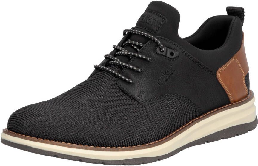 Rieker Slip-on sneakers lage schoen vrijetijdsschoen instapschoen met elastiek