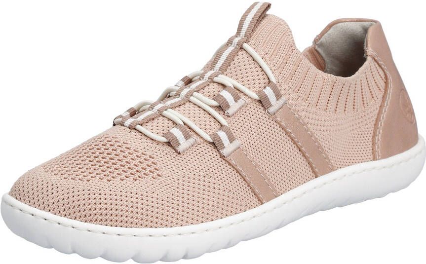 Rieker Slip-on sneakers Barefootschoenen slipper vrijetijdsschoen lage schoen met elastische brei-schaft