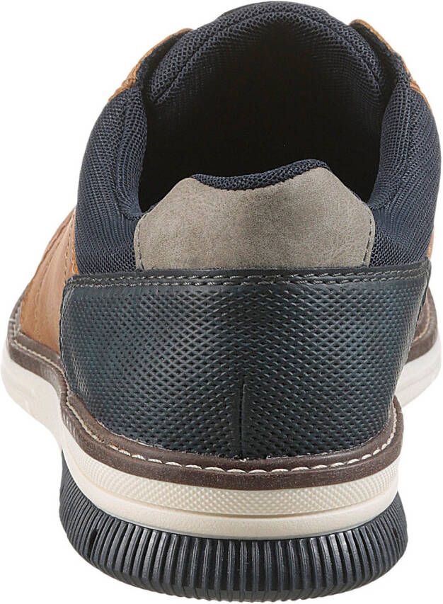 Rieker Slip-on sneakers Instapschoen lage schoen sneaker met elastiek voor gemakkelijke instap