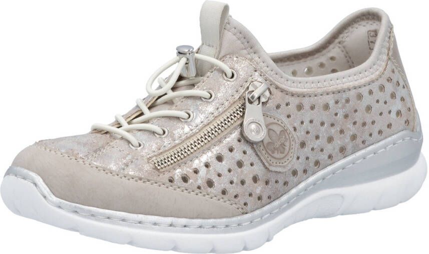 Rieker Slip-on sneakers instapschoen vrijetijdsschoen lage schoen met snelle sluiting