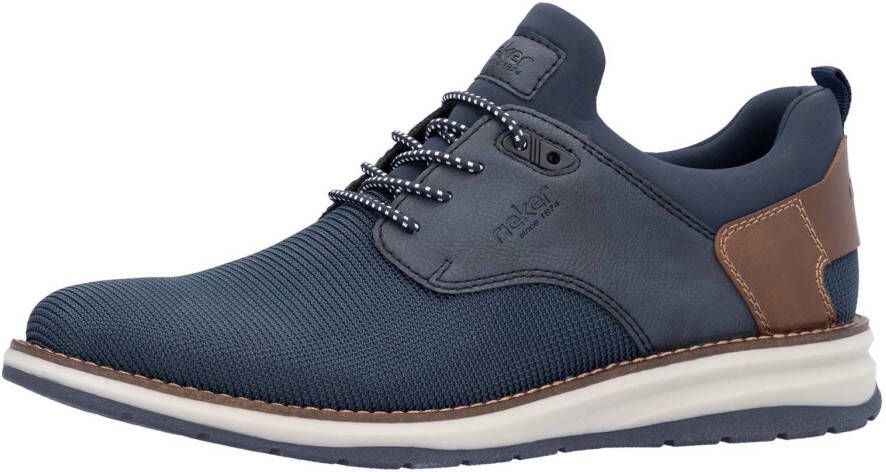 Rieker Slip-on sneakers lage schoen vrijetijdsschoen instapschoen met elastiek