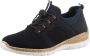 Rieker Slip-on sneakers instapschoen lage schoen slipper vrijetijdsschoen met elastische instap - Thumbnail 1