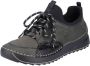 Rieker Slip-on sneakers met opvallende doorstiknaad - Thumbnail 1