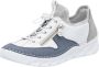 Rieker Slip-on sneakers Slipper vrijetijdsschoen met contrasterende afwerkingen - Thumbnail 2