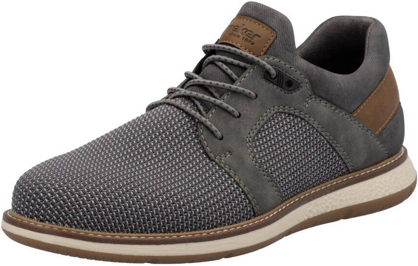 Rieker Slip-on sneakers slippers lage schoen vrijetijdssneaker met zachte schacht