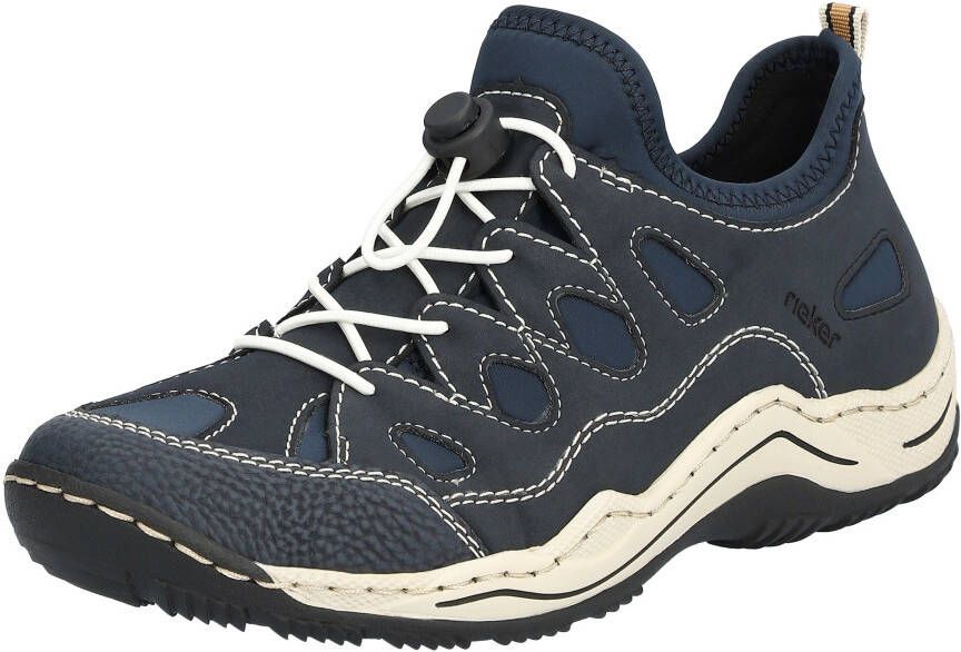 Rieker Slip-on sneakers Trekking Schoen vrijetijdsschoen Slipper met verwisselbaar voetbed