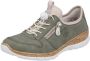 Rieker Slip-on sneakers Veterschoen lage schoen slipper met lichte zool - Thumbnail 1