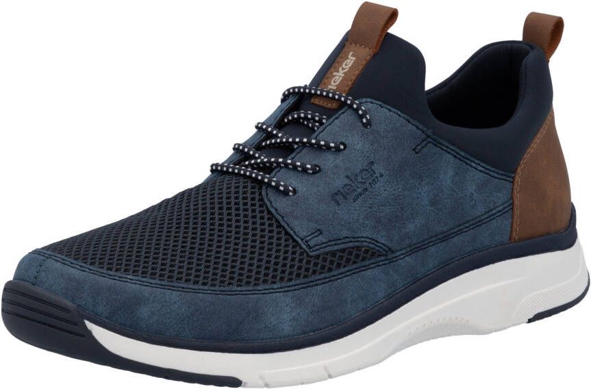 Rieker Slip-on sneakers vrijetijdsschoen lage schoen instapschoen met elastiek