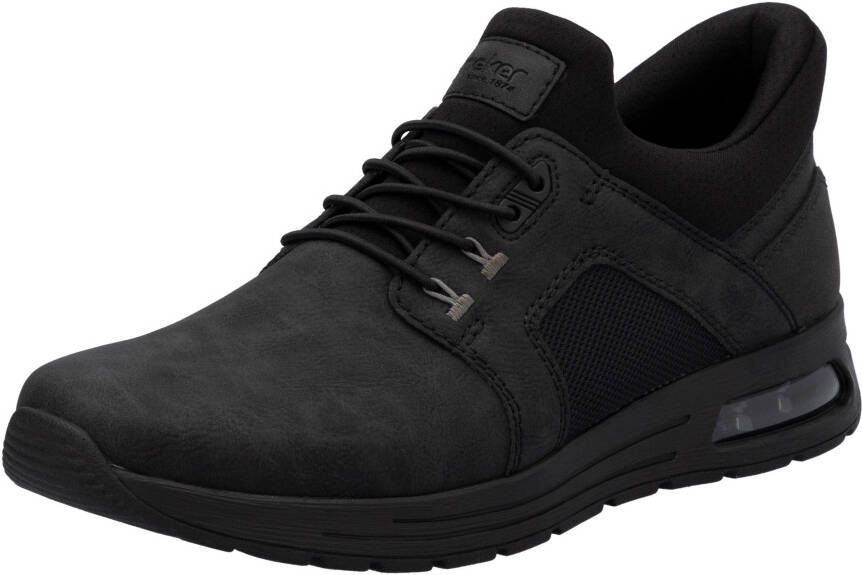 Rieker Slip-on sneakers vrijetijdsschoen lage schoen instapschoen met gewatteerde schacht