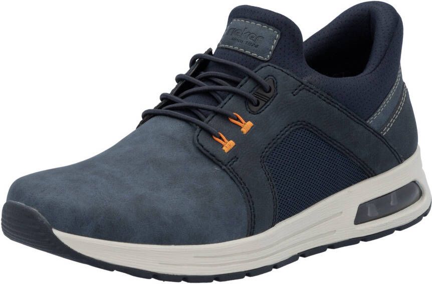 Rieker Slip-on sneakers vrijetijdsschoen lage schoen instapschoen met gewatteerde schacht