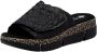 Rieker Slippers Zomerschoen klittenbandschoen huisschoen plateau met klittenbandsluiting - Thumbnail 2
