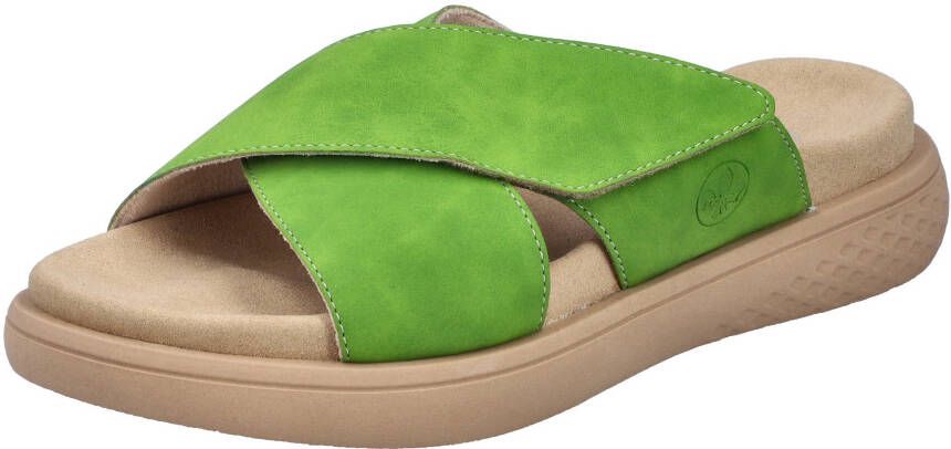 Rieker Slippers Zomerschoen strandschoen huisschoen slippers met comfortabel voetbed