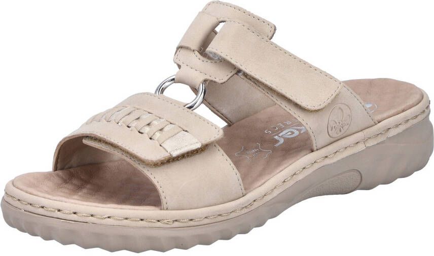 Rieker Slippers zomerschoen strandschoen met verstelbare klittenbandsluitingen