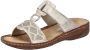 Rieker -Dames goud slippers & muiltjes - Thumbnail 4