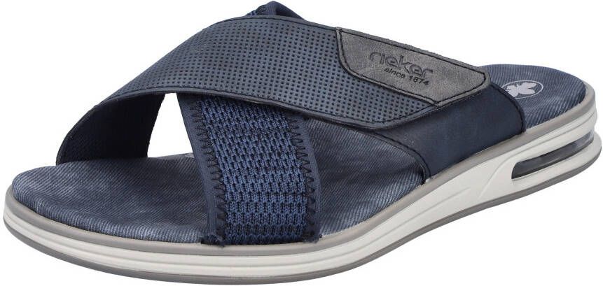Rieker Slippers zomerschoen strand schoen slippers huisschoen met klittenband