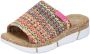 Rieker Slippers sleehak zomerschoen slippers in zomerlook - Thumbnail 3