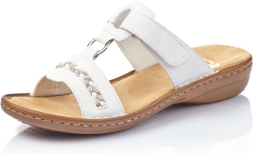 Rieker Slippers sleehak zomerschoen pantoffels in zomerse kleuren - Foto 2