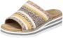 Rieker Kleurrijke comfortabele sliders voor dames Multicolor Dames - Thumbnail 4