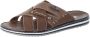 Rieker Slippers met modieuze logo-applicaties - Thumbnail 1