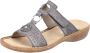 Rieker Slippers sleehak zomerschoen pantoffels met juwelenapplicatie - Thumbnail 1