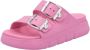 Rieker Slippers plateau zomerschoen slippers in breedte g (=wijd) - Thumbnail 1
