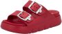 Rieker Slippers plateau zomerschoen slippers in breedte g (=wijd) - Thumbnail 1